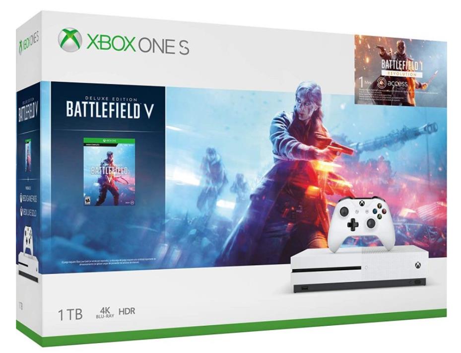 Xbox One S 1TB Console – Battlefield V Bundle