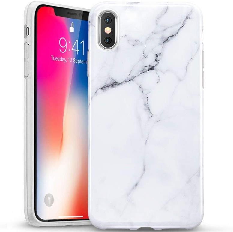 iPhone X Marble Slim Soft Case