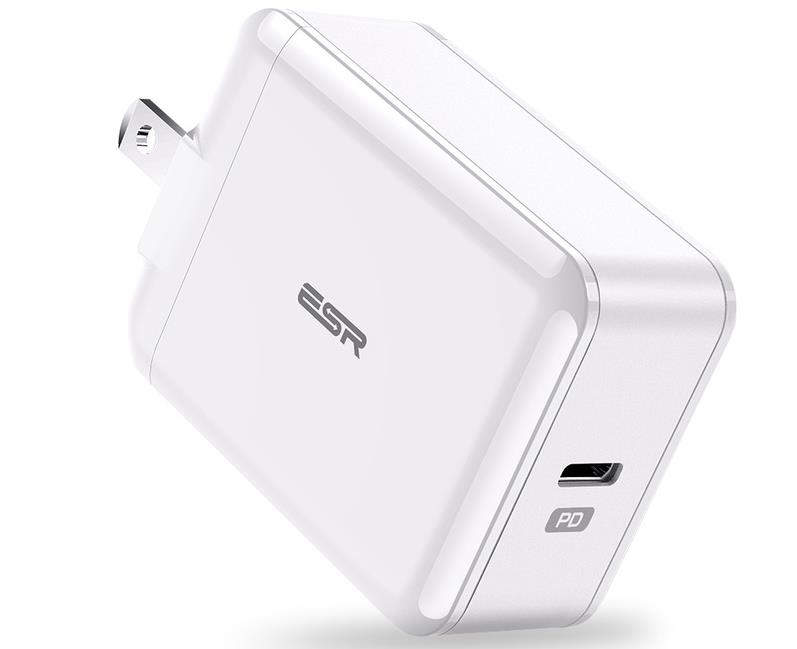 18W PD Wall Charger (1 USB-C Port) for iPad, iPhone, Android devices