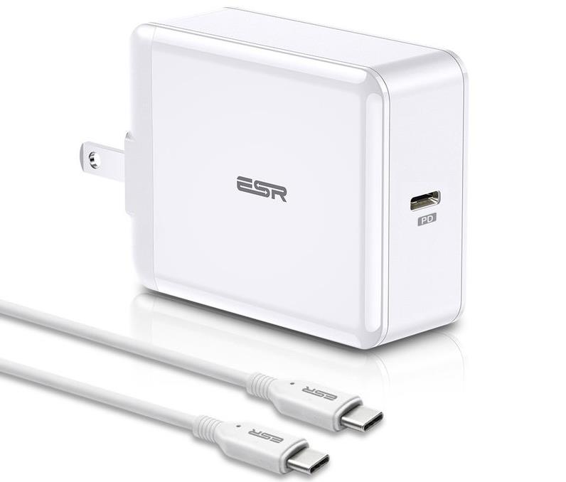 Fast-Charge Bundle (18W PD Wall Charger + 1.8m USB-C to USB-C 2.0 Cable)