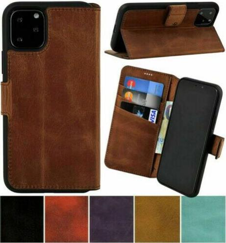 Leather Flip Case Fit for Samsung Galaxy S20 Ultra Brown Wallet Cover for Samsung Galaxy S20 Ultra 