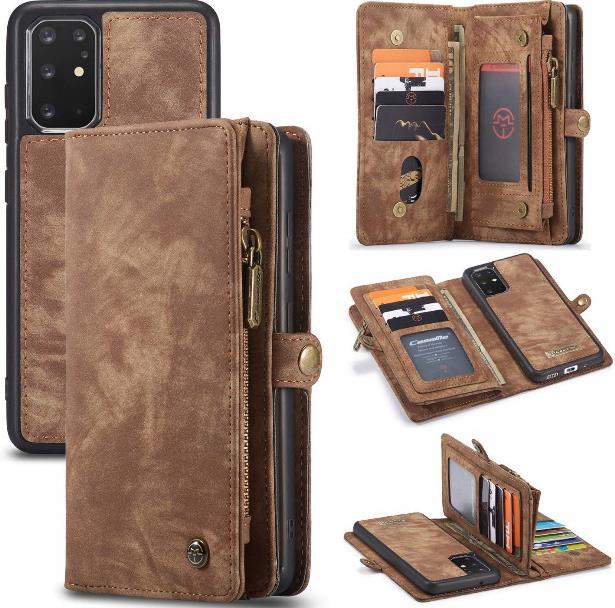 Galaxy S20 Plus Wallet Case, AKHVRS Handmade Cowhide Leather