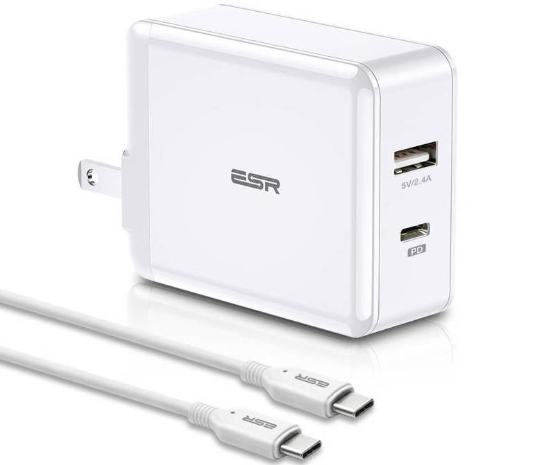 Fast-Charge Bundle (30W PD Wall Charger + 6ft USB-C to USB-C 2.0 Cable)