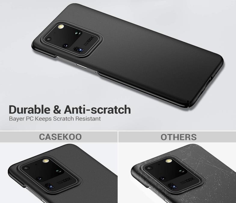 CASEKOO Slim Fit Designed for Samsung Galaxy S20 Ultra Case