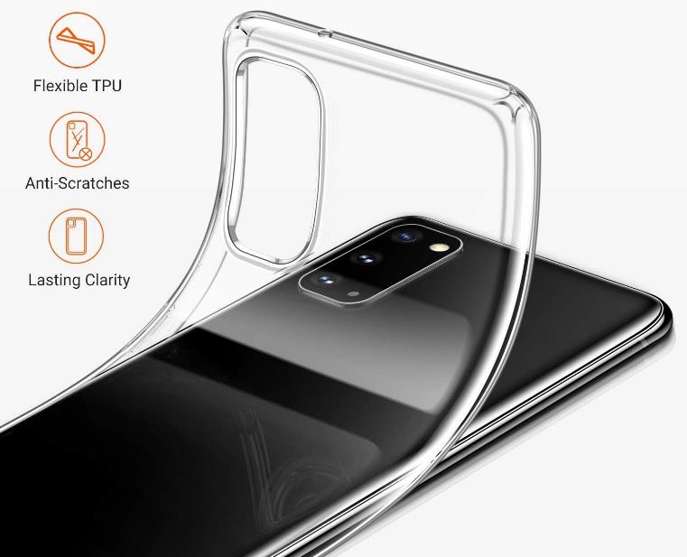 TORRAS Crystal Clear Case Designed for Samsung Galaxy S20