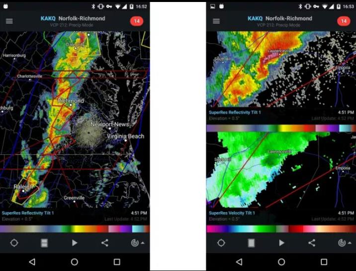 iphone and ipad radarscope pro