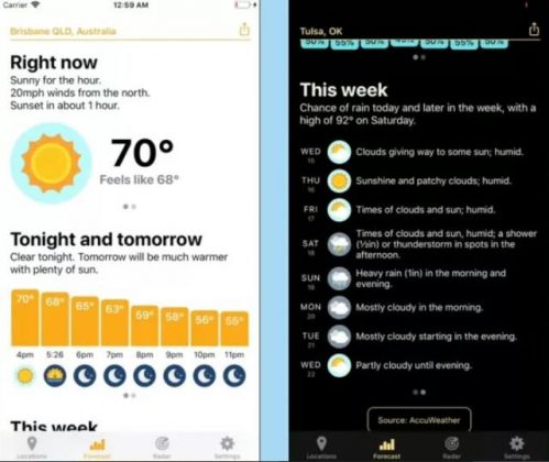 10 Most Accurate Weather Apps 2021 (iPhone & Android Include) - ESR Blog