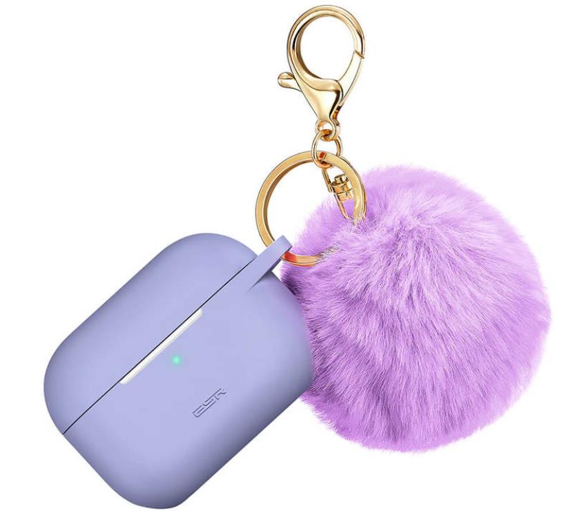 Bounce Series AirPods Pro Case with Pom-Pom Keychain
