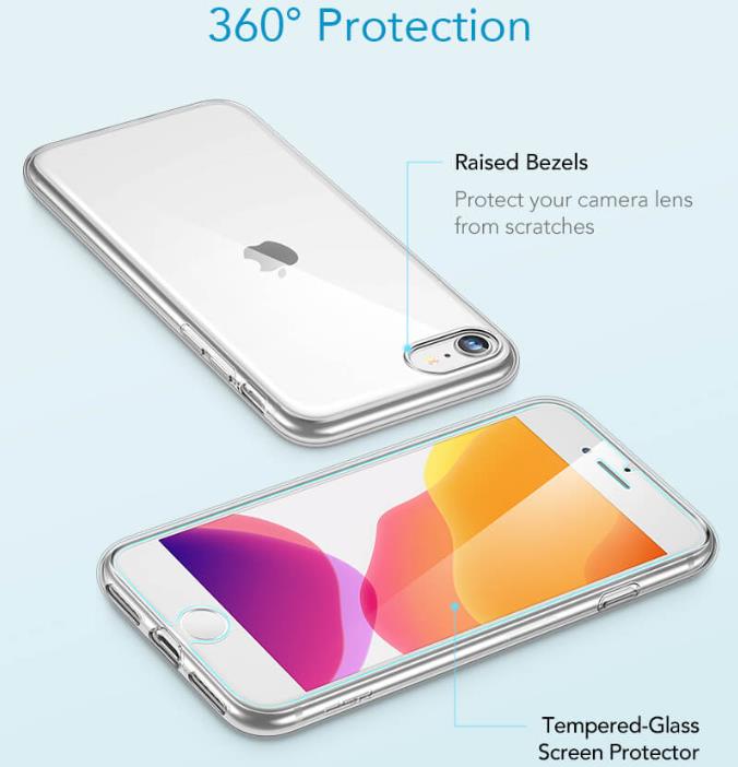 iPhone SE 2020 360° Full Coverage Protection Bundle