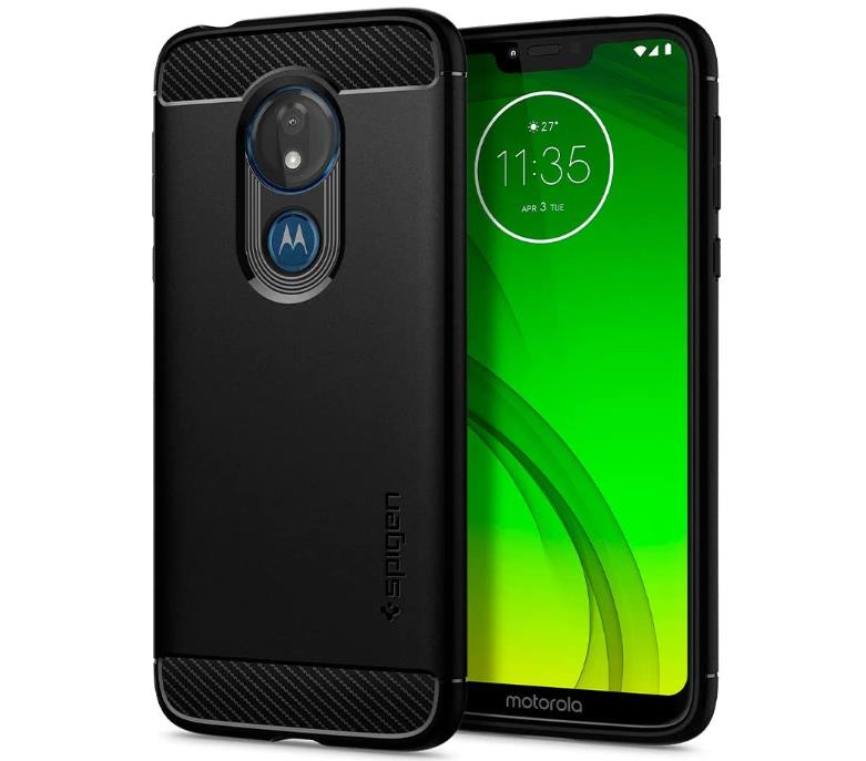 Spigen Rugged Armor Designed for Moto G7 Power Case