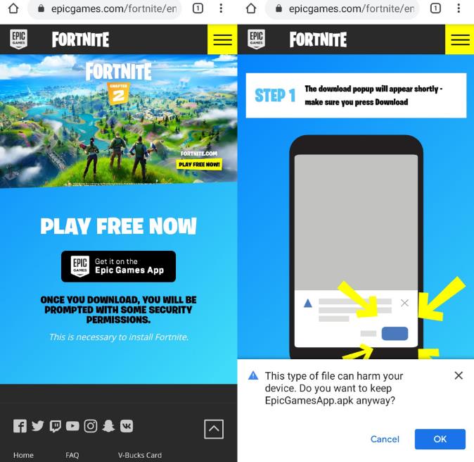 Epic Games mobile APK for Android Download