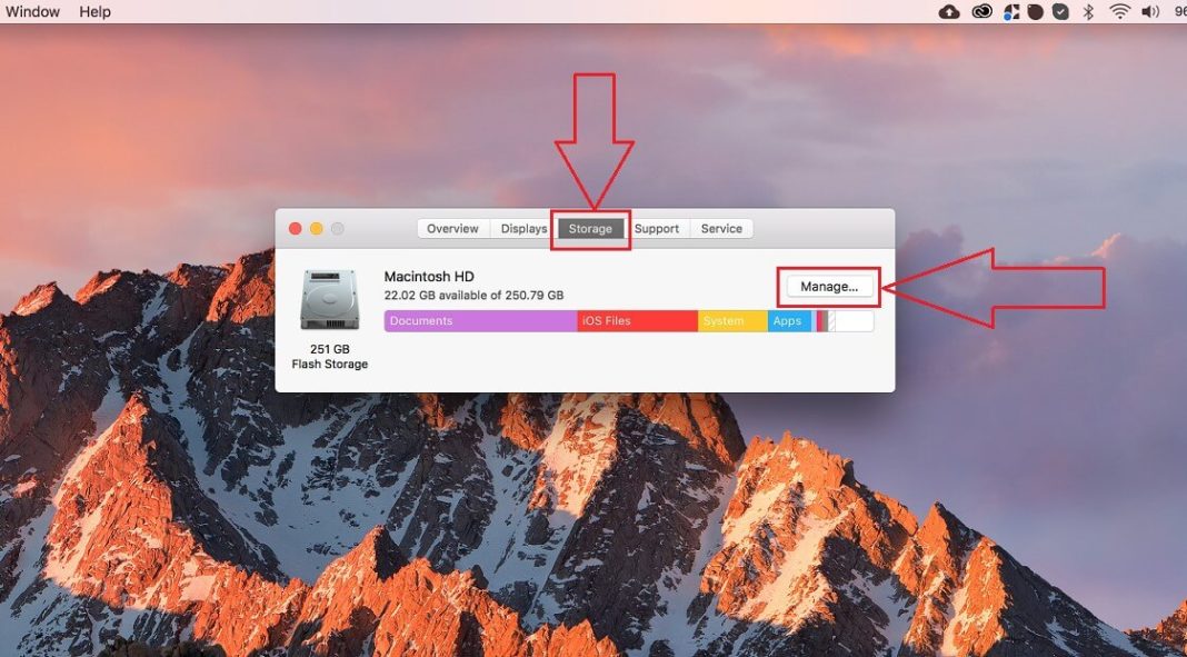 how to clear up space on macbook pro