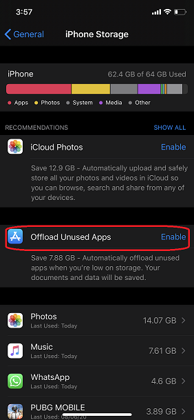 Deleting Unused Apps