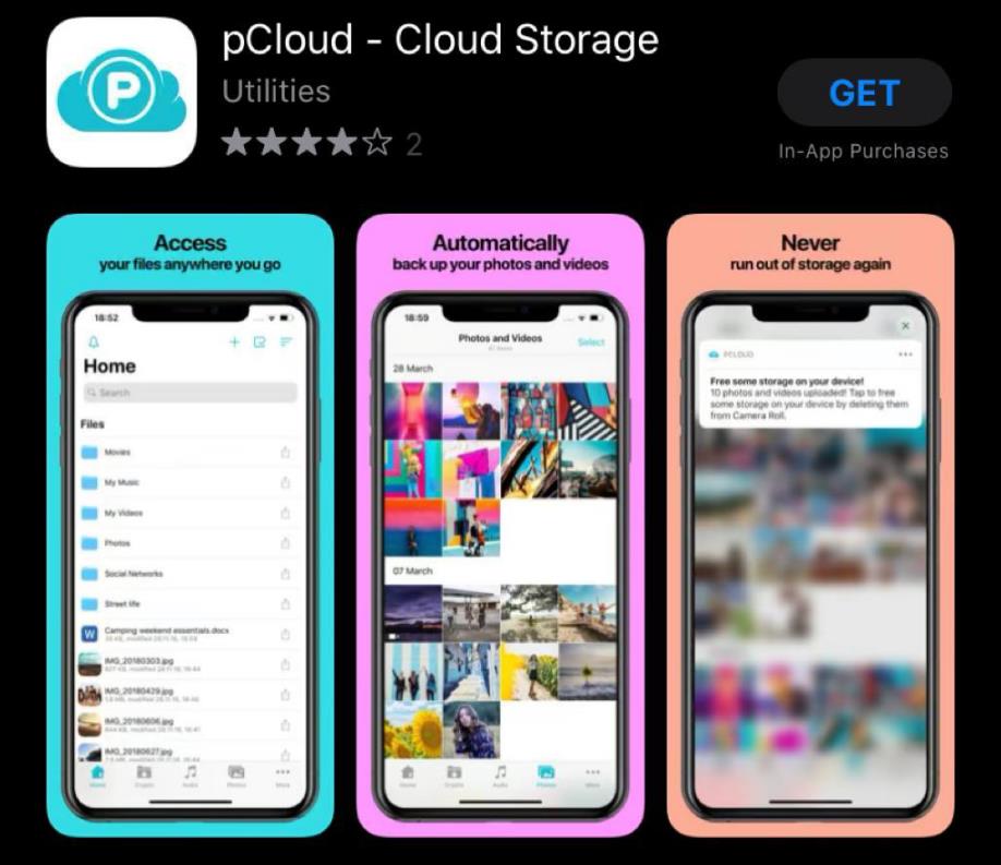 Use pCloud to listen to your favorite music