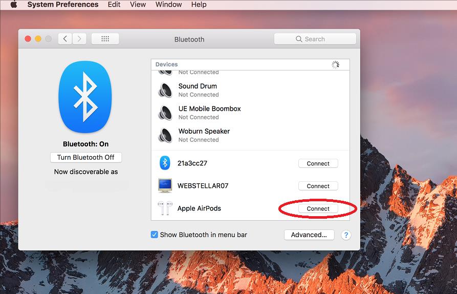 Overskrift En god ven madlavning How to Connect AirPods with Your Macbook Air/Pro? - ESR Blog