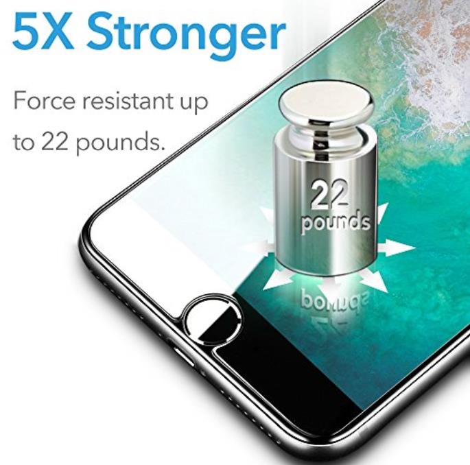 Protetor de tela de vidro temperado do iPhone 8 Plus
