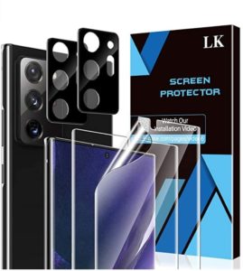LK 3 Pack Screen Protector for Samsung Galaxy S21 Ultra, Self-Healing TPU  Film, Anti-Scratch, No Bubble, Touch Sensitive, Support In-Display