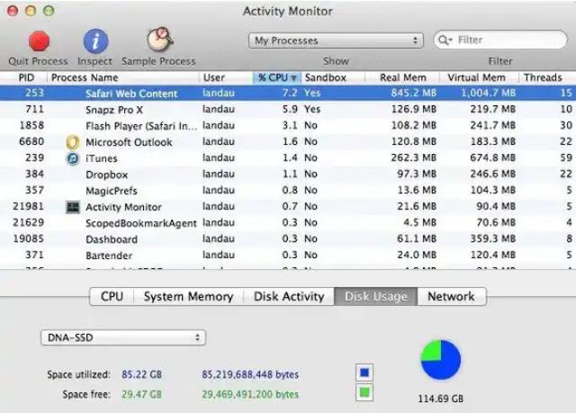 how to free up storage on macbook pro
