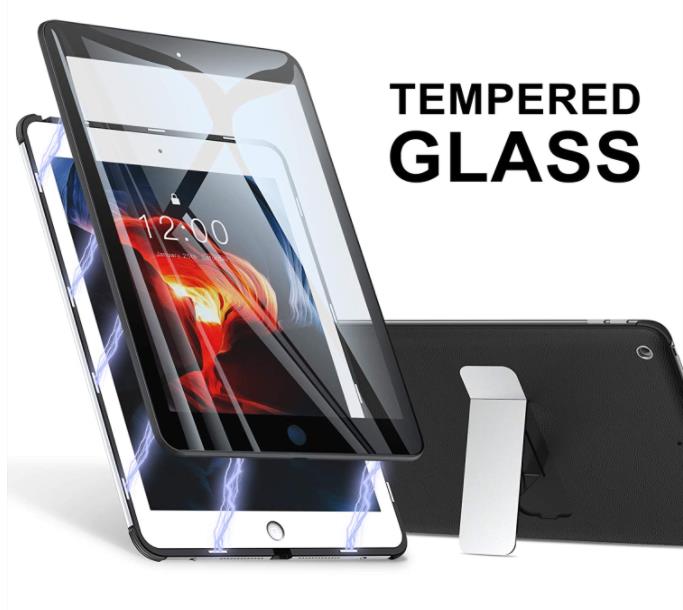 iPad Case 8th Generation Tempered Glass Screen Protector