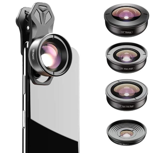 Apexel 5 in 1 Phone Camera Lens Kit