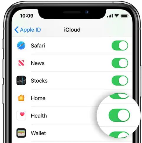 review your Apple Watch health and activity setting