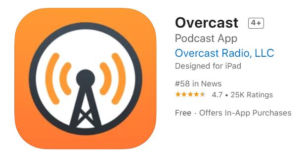 Podcast App OVERCAST