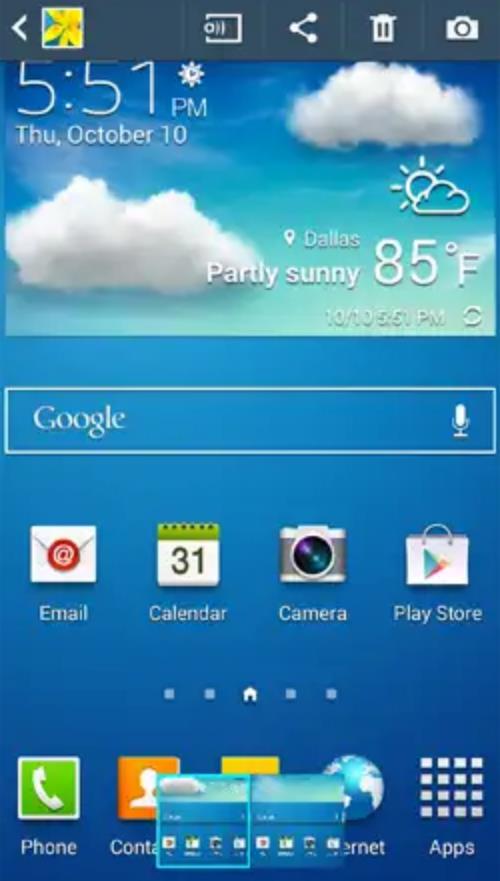 Take Screenshot on Samsung