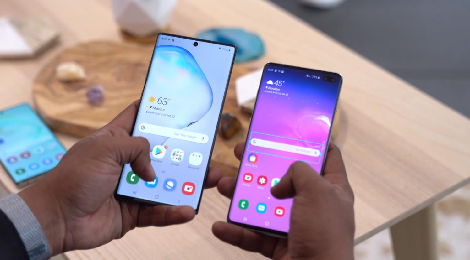 Samsung Galaxy Note 10 Plus Vs. Galaxy S10 Plus