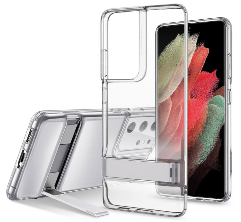 Galaxy S21 Ultra clear stand Case