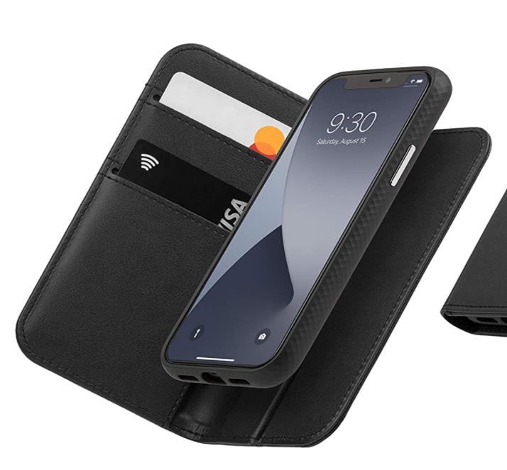 Moshi Overture Wallet Case Compatible with iPhone 12 Mini Case