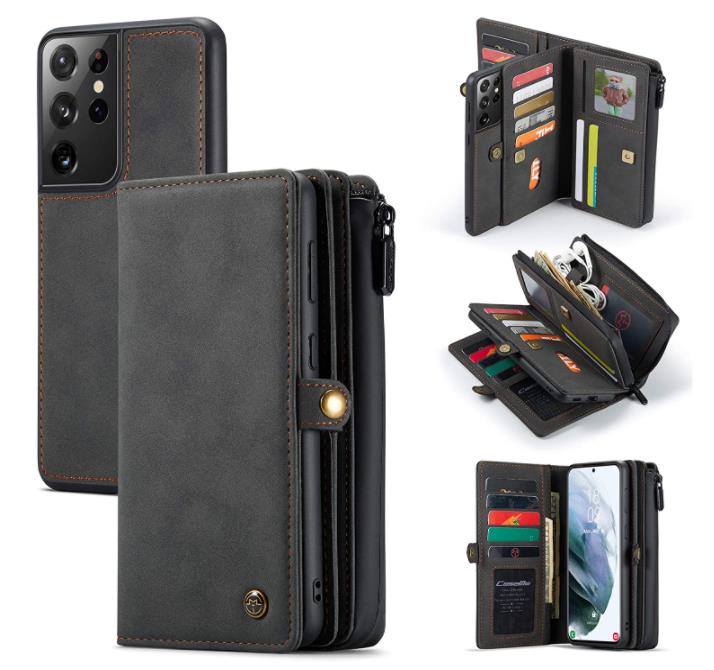 WintMing Compatible with Samsung Galaxy S21 Plus Wallet Case