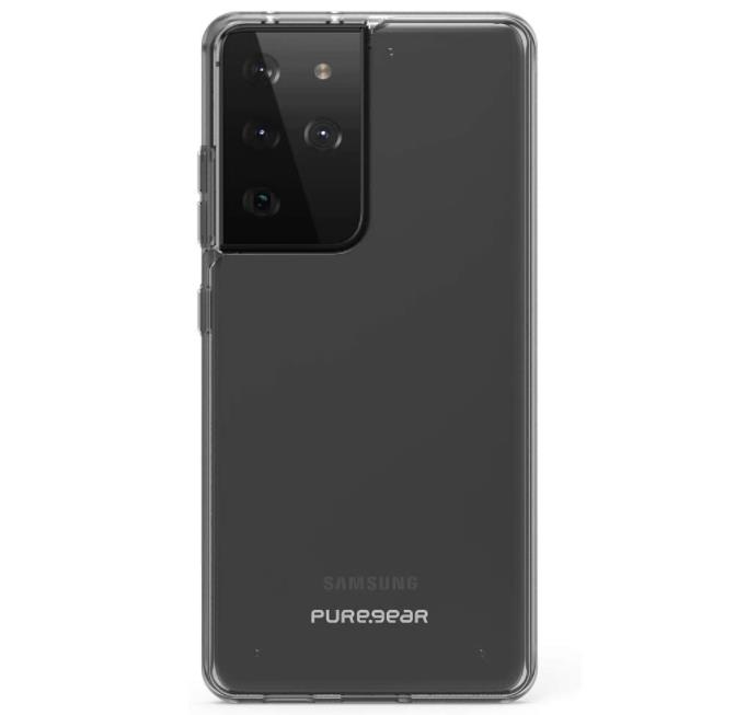 PureGear Slim Shell Transparent Case for Samsung Galaxy S21 Ultra