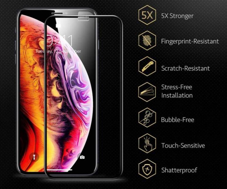 iPhone 11 XS Full-Coverage Screen Protector