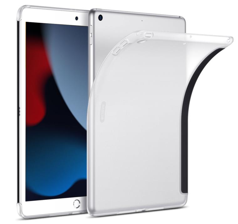 For iPad 9th Gen 2021/8th 10.2 inch Slim Shell Clear Case Translucent Back  Cover