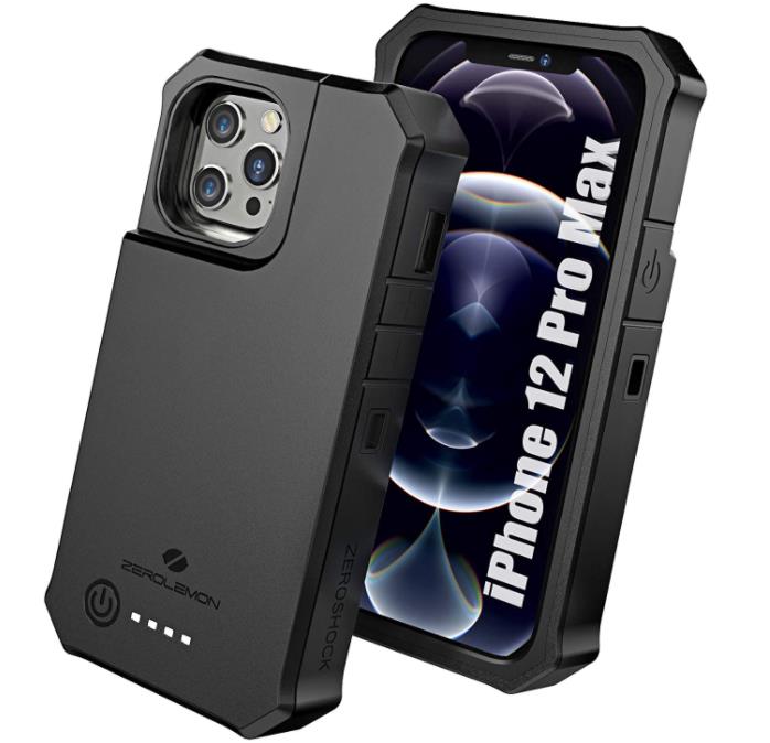 iPhone 12 Pro Max Battery Case by ZeroLemon