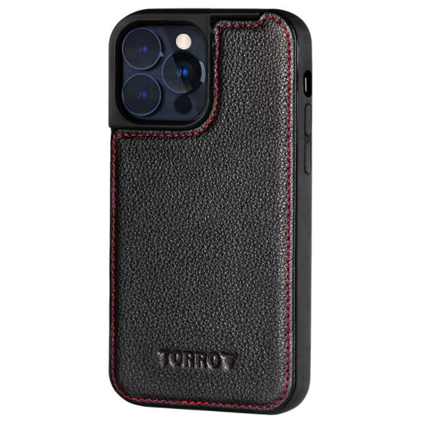 TORRO Leather Bumper Case Compatible with iPhone 13 Pro