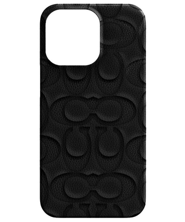 Coach Leather Slim Wrap Case for iPhone 13 Pro