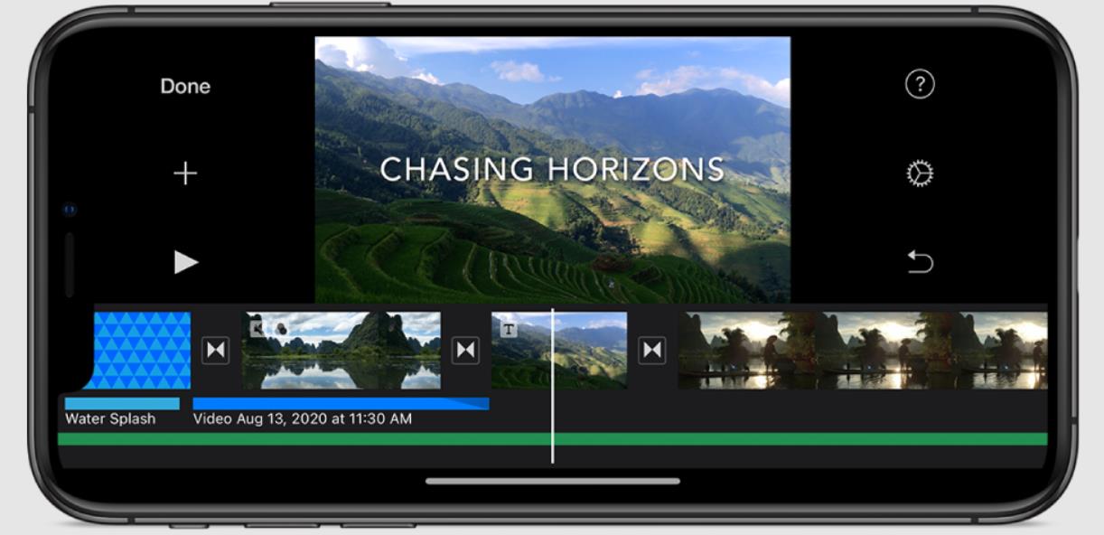 iPhone Video Editing App iMovies