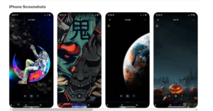 iPhone SE Wallpaper 4K, 8K, iOS 14, Red, Dark, Stock