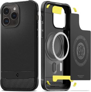 Spigen Rugged Armor with MagSafe for iPhone 14 Pro Case