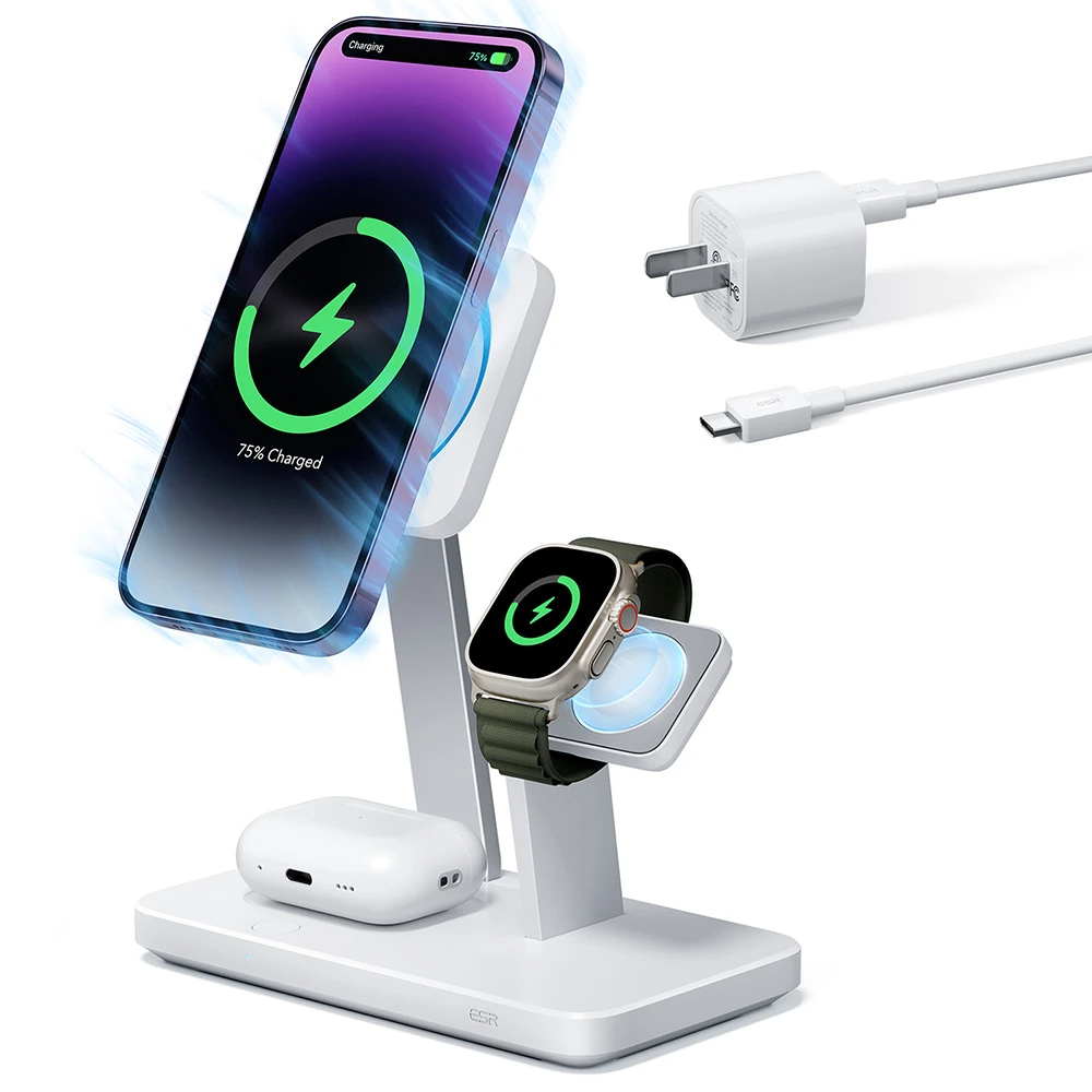 3-in-1 wireless charger with Magsafe cryo-boost