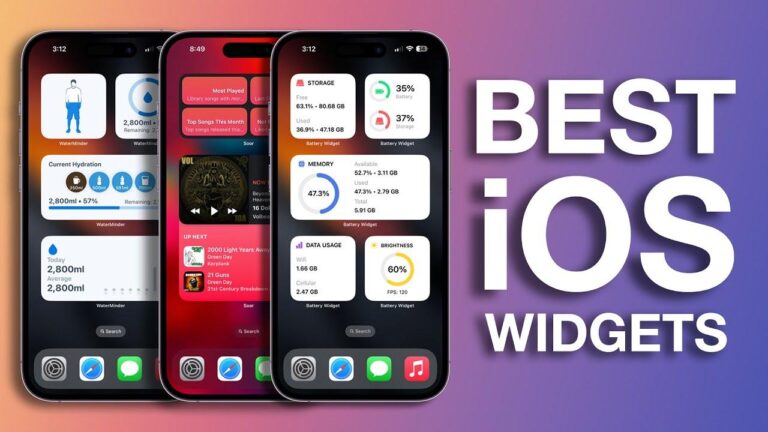 [iOS 17] The Best Widgets For iPhone 2023