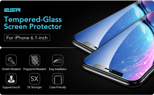 Tempered Glass Screen Protector For Iphone 11 Iphone Xr Esr