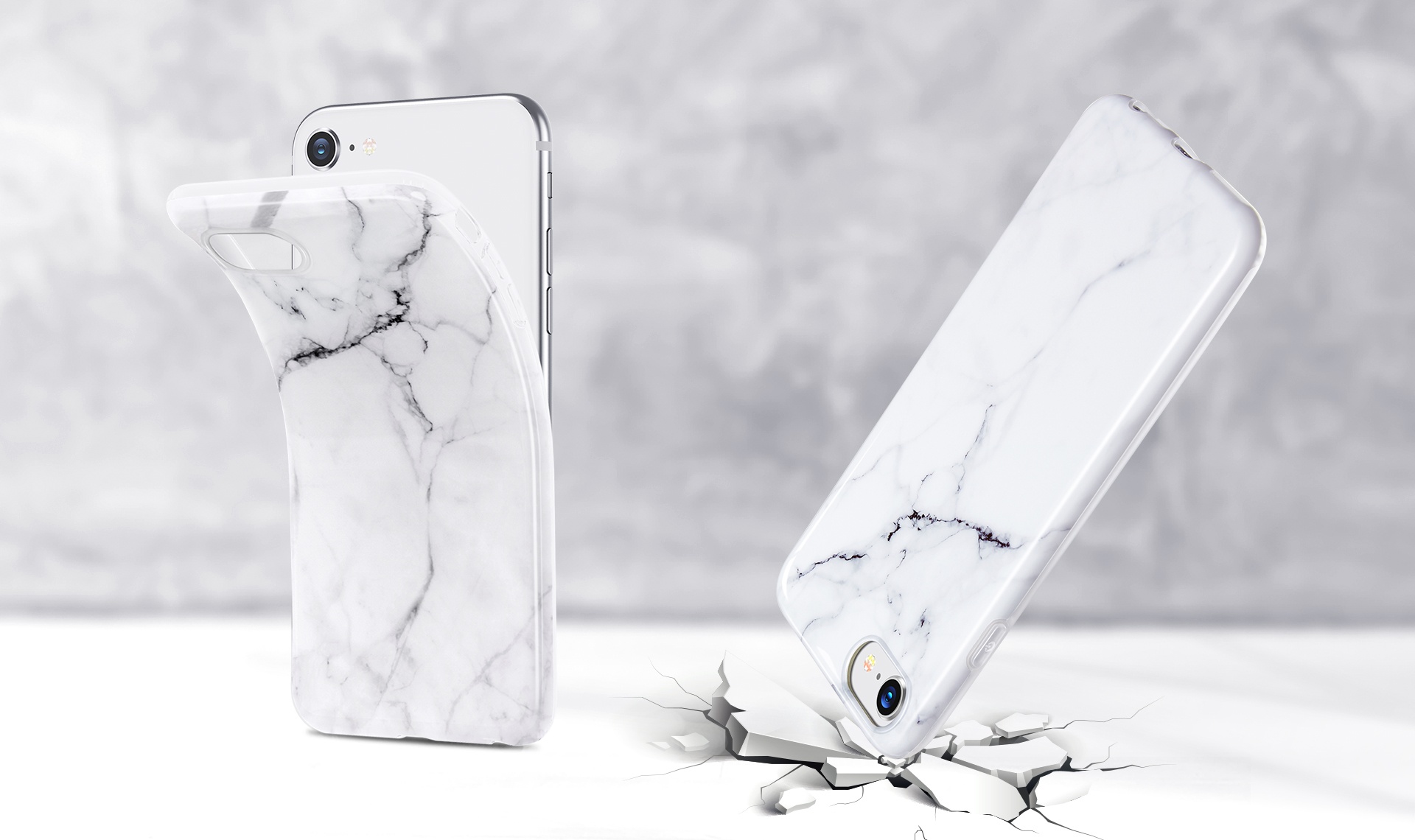 iPhone SE 202087 Marble Slim Soft Case 1