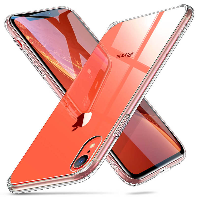 iPhone XR Mimic Tempered Glass Case clear