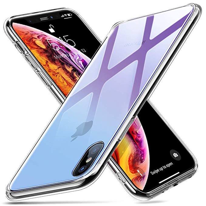 iPhone XS Max Mimic Tempered Glass Case