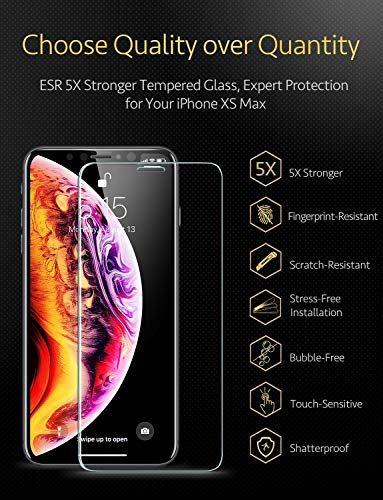 Shatterproof 3 Pack Conber Screen Protector for iPhone Xs Max, 9H Tempered Glass Film Screen Protector for iPhone Xs Max Scratch-Resistant 