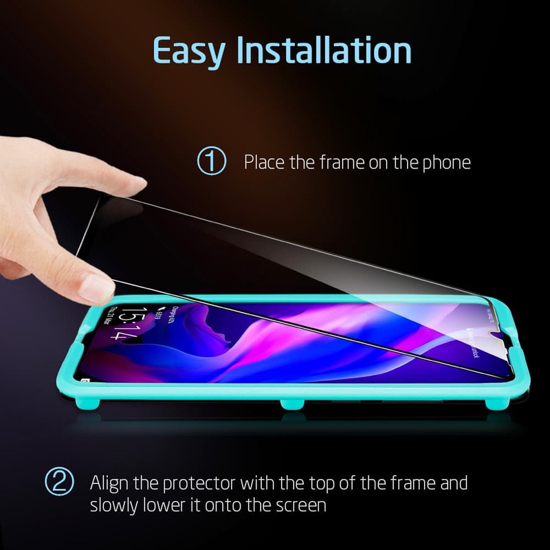 ZHANGYUNSHENG 25 PCS AG Matte Anti Blue Light Full Cover Tempered Glass for Huawei P30 Lite zys 