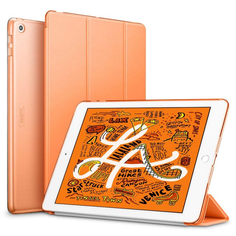 iPad Mini 5 2019 Yippee Trifold Smart Case papaya