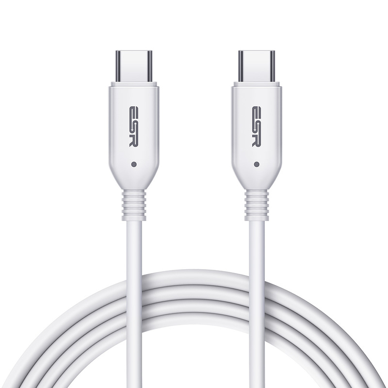 6ft1.8m USB C to USB C 2.0 Cable white
